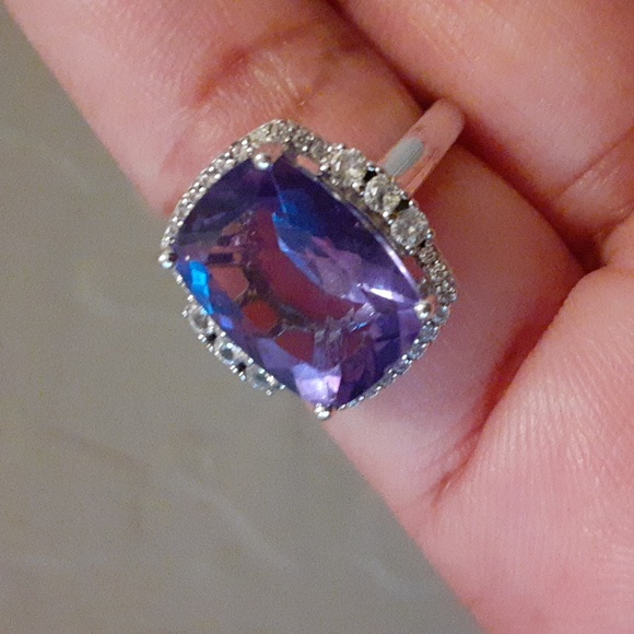 PRICE IS FIRM. 925, Untreated, Natural Color Change Fluorite And Natural White. - Picture 9 of 11